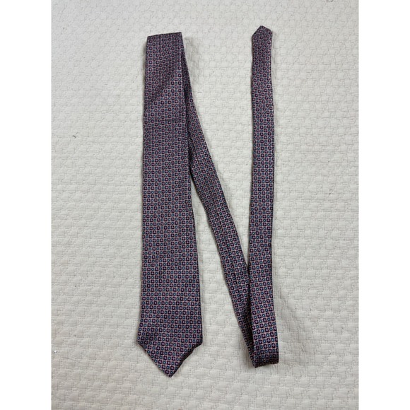 Briar Silk Tie Foulard Hand Made in England 1970s | Salmon‎ | 3.25"W 57"L - Picture 2 of 5